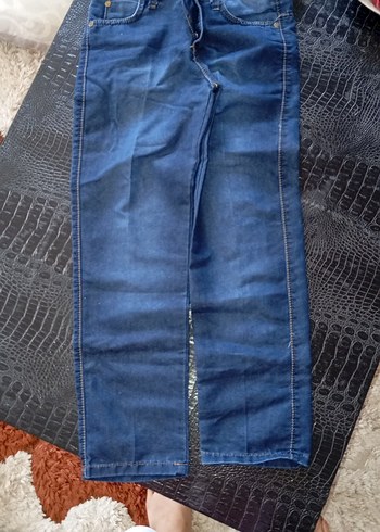 erkek çocuk Mavi Kemerli Regular Fit Denim Pantolon