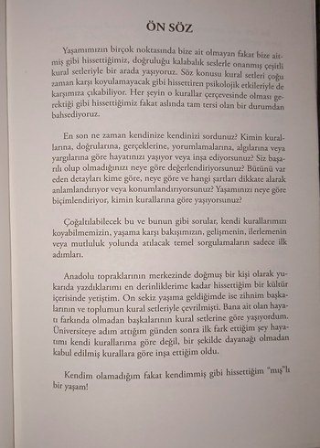 Beden Hayat Senin Kuralları Sen Koy - Hüseyin Sayın