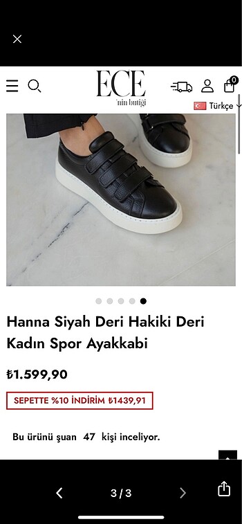 Diğer Hakiki deri spor ayakkabı
