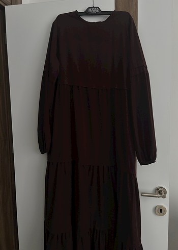 Uzun Siyah Salaş Kadın Elbise - Görsel 3