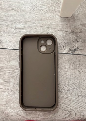 Kahverengi Düğmeli Telefon Kılıfı - Görsel 2