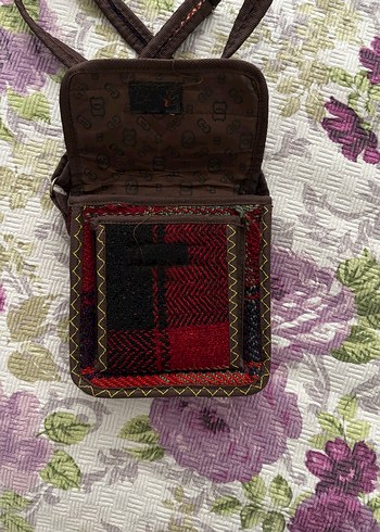 Bohem Çok Renkli Tekstil Çapraz Çanta - Görsel 3