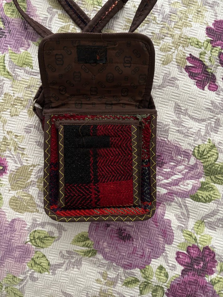 Bohem Çok Renkli Tekstil Çapraz Çanta - Görsel 3