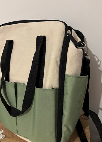 Hafif Açık Haki Bebek Çantası - Görsel 6