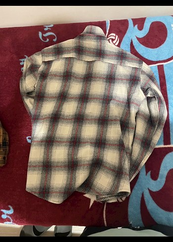 Düğmeli Kareli Gömlek - Görsel 2