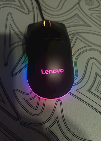 Lenovo Kablolu Siyah Gaming Mouse - Görsel 2