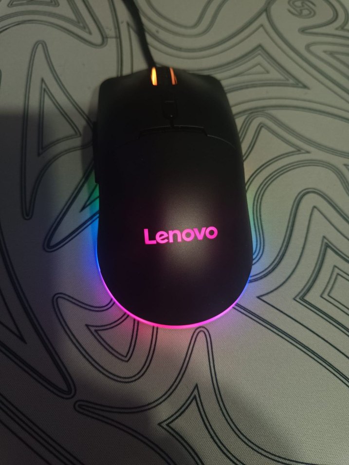 Lenovo Kablolu Siyah Gaming Mouse - Görsel 2
