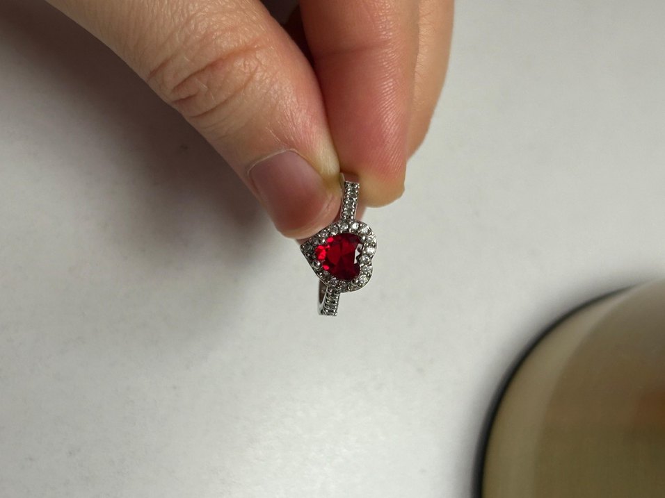 Kırmızı Renkli Gül kutu içerisinde yüzük - Görsel 3