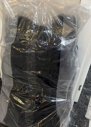 Diğer Siyah Uzun Katlı Robalı Gotik Kadın Elbise