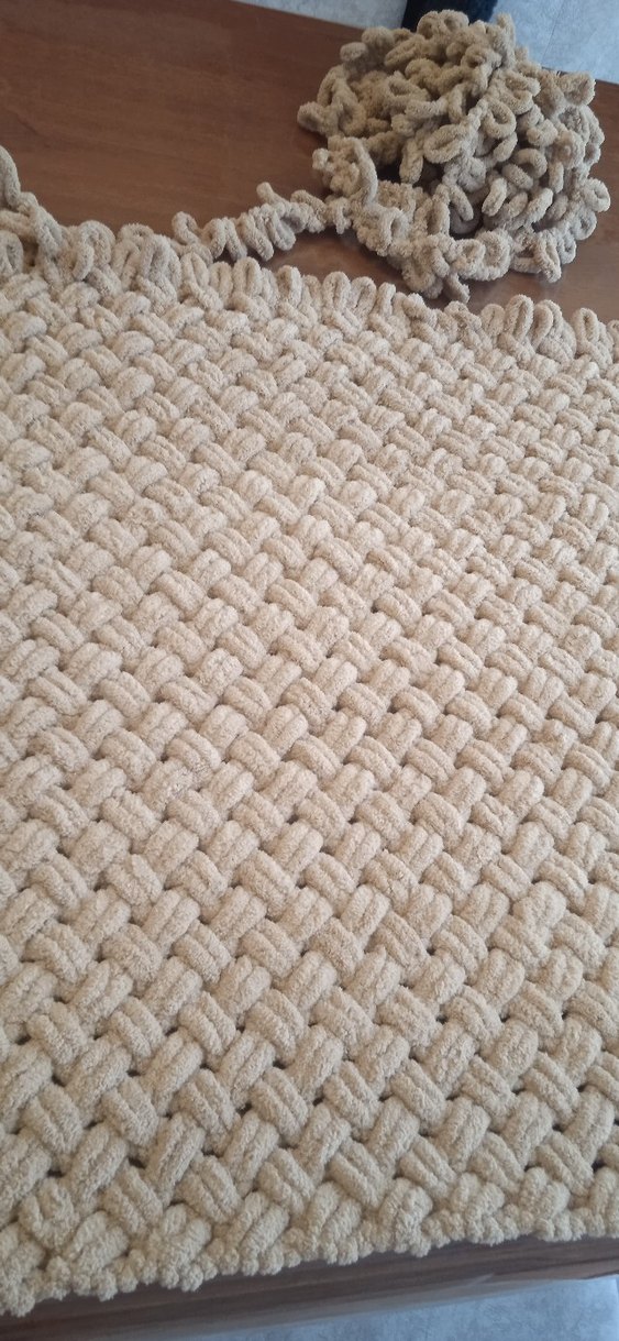 Örgü Çocuk Battaniyesi sipariş üzerine istenilen renk yapılır - Görsel 2