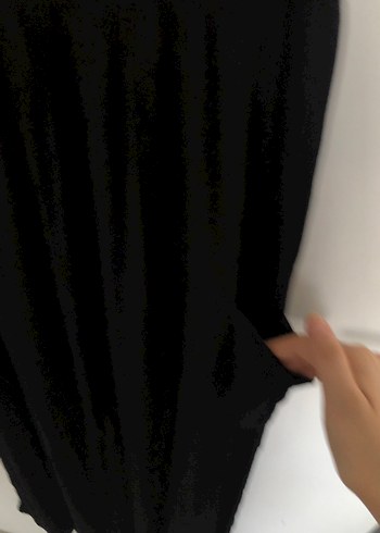 Siyah Askılı Uzun Elbise - Görsel 2