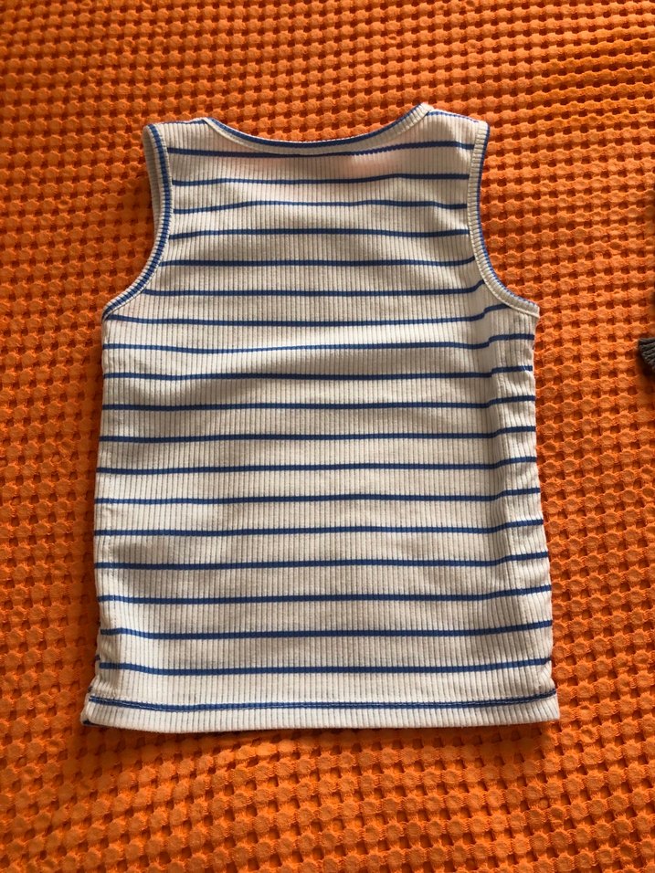 Mavi çizgili atlet - Görsel 2