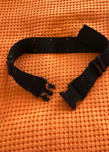 Siyah Biker Tarzı  Kemer - Görsel 2