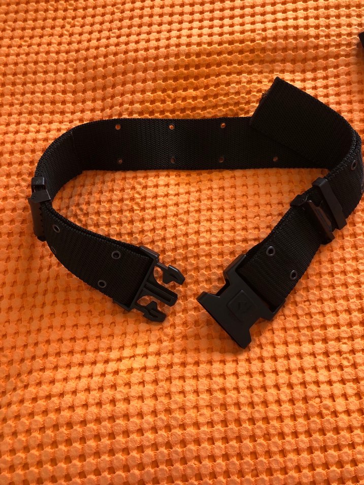 Siyah Biker Tarzı  Kemer - Görsel 2