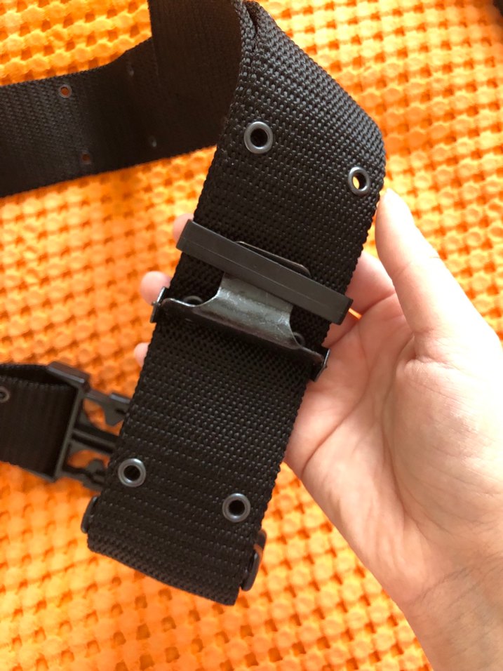 Siyah Biker Tarzı  Kemer - Görsel 4