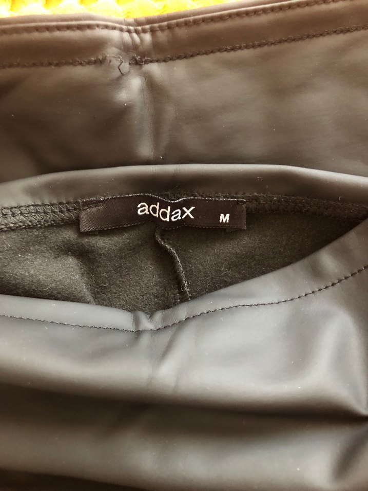 Deri Siyah Dar Kesim Kadın Tayt - Görsel 4