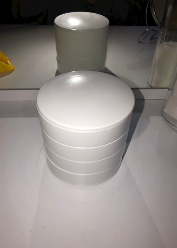 Beyaz Döner Makyaj Organizeri - Görsel 4