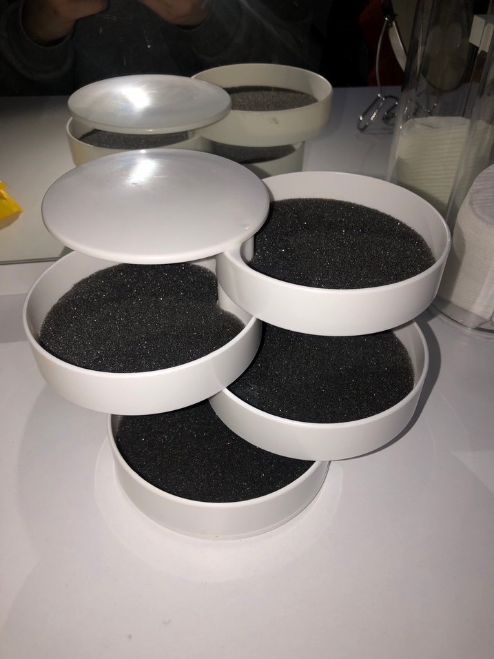 Beyaz Döner Makyaj Organizeri - Görsel 3