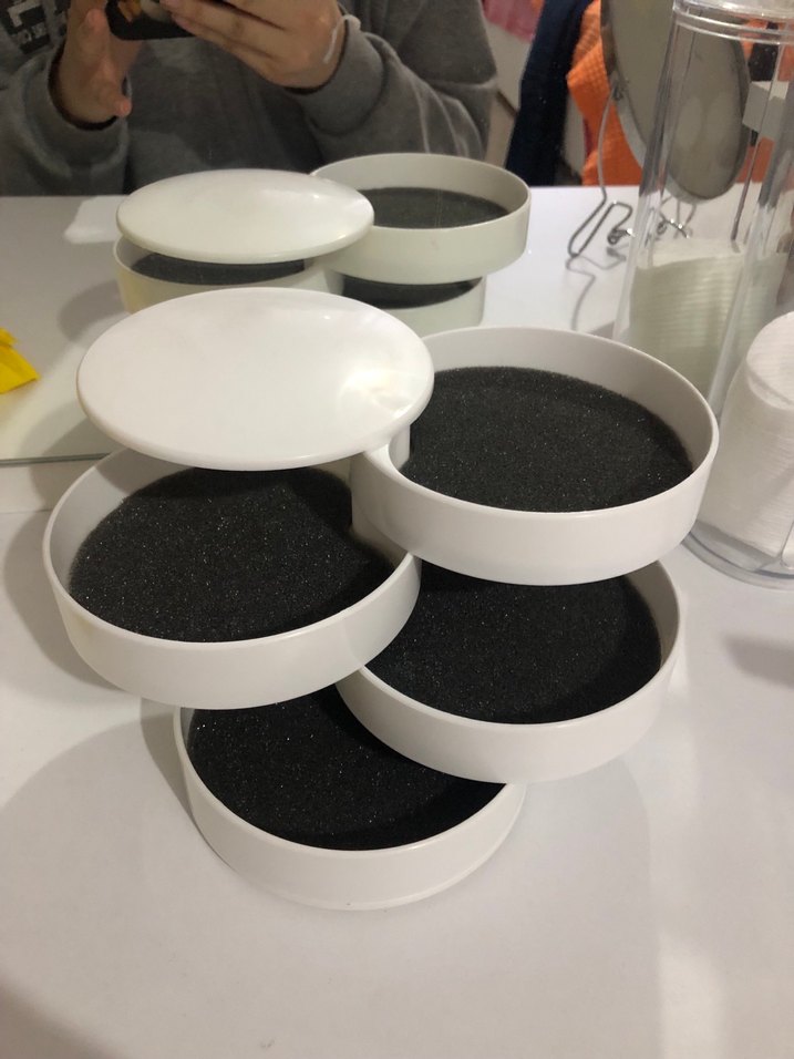 Beyaz Döner Makyaj Organizeri - Görsel 2