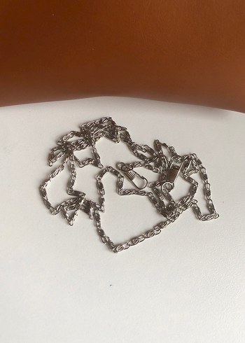 Zincir Detaylı Kahverengi Deri Kadın Çanta - Görsel 2