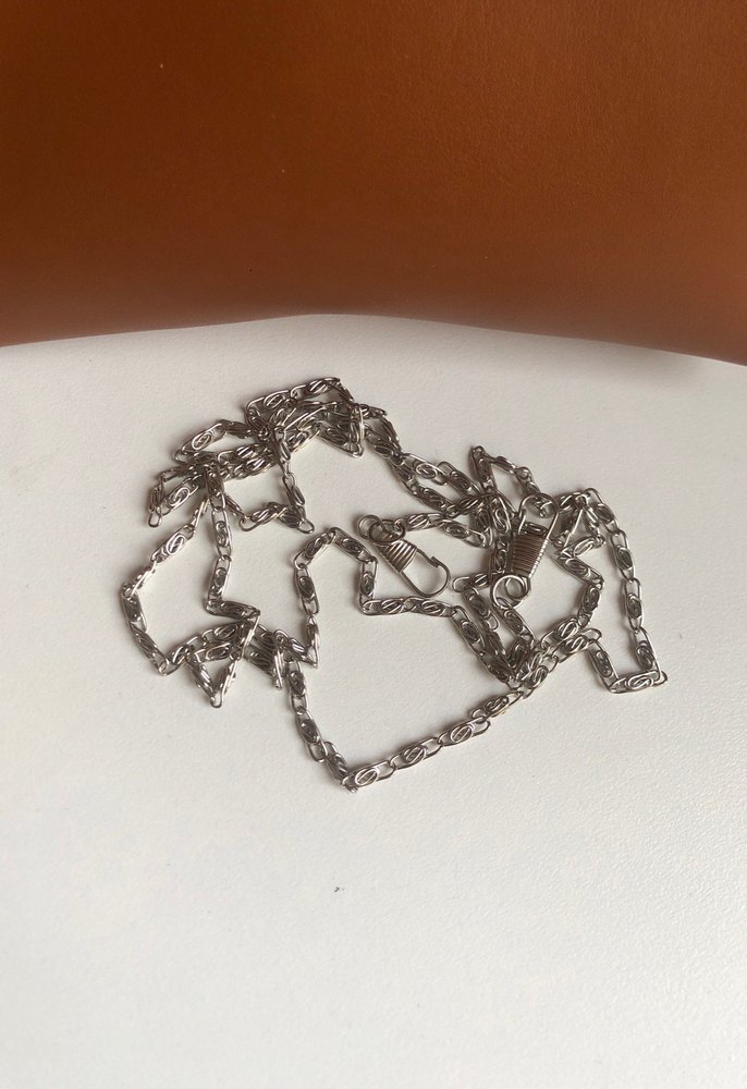 Zincir Detaylı Kahverengi Deri Kadın Çanta - Görsel 2