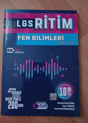 8. Sınıf LGS Ritim Fen Bilimleri Soru Bankası