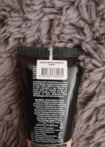 Beden Note Flawless Matte Foundation SPF15