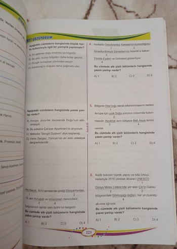 Beden 5. Sınıf Türkçe Soru Bankası - Karekok