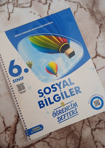 6. Sınıf Sosyal Bilgiler Öğrencim Defteri