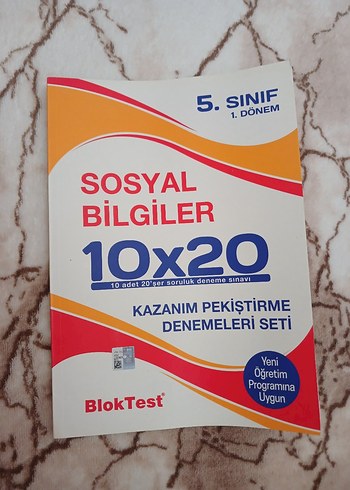 5. Sınıf Sosyal Bilgiler 10x20 Deneme Seti