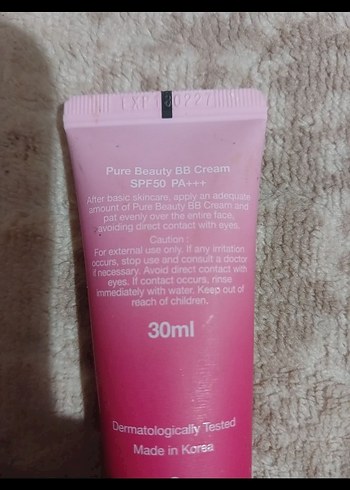  Beden Pure Beauty BB Krem 02 Natural