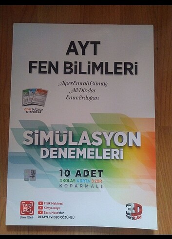 3D AYT FEN DENEMESİ