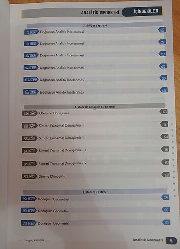 Beden Renk Tonguç analitik geometri fasikül