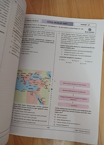  Beden Renk Sosyal bilimleri denemesi 