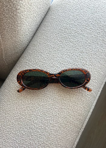  Beden kahverengi Renk Leopar Retro Kadın Güneş Gözlüğü