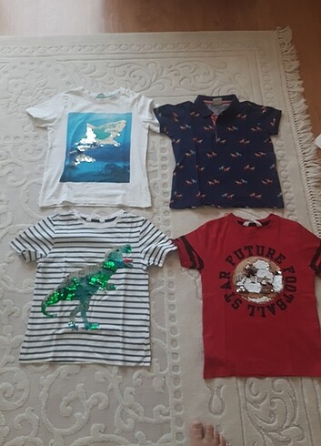 4 adet tshirt