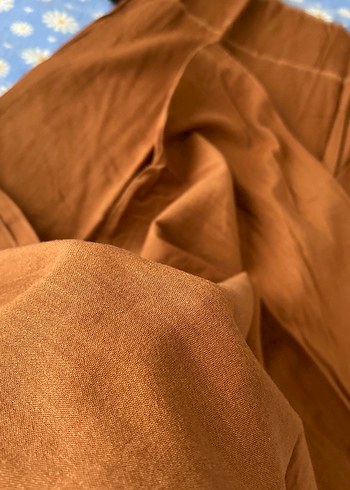 Parlak Camel Bohem şal