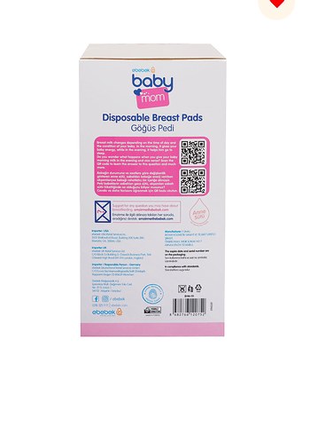 Baby Mom Pembe Göğüs Pedi 100'lü - Görsel 3