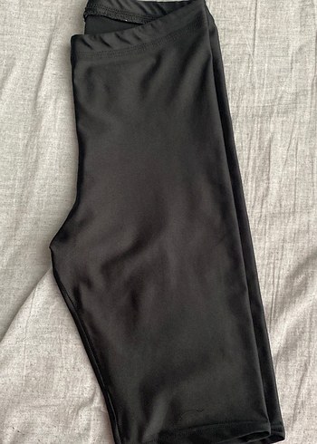 Siyah parlak disco kısa tayt - Görsel 4