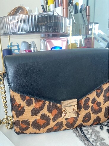 Catwalk Junkie Leopar detaylı çanta