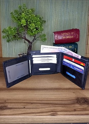 %100 Hakiki Deri Erkek İş Cüzdanı - Görsel 3