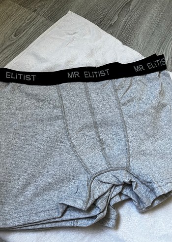 Gri Erkek Slim Fit Boxer