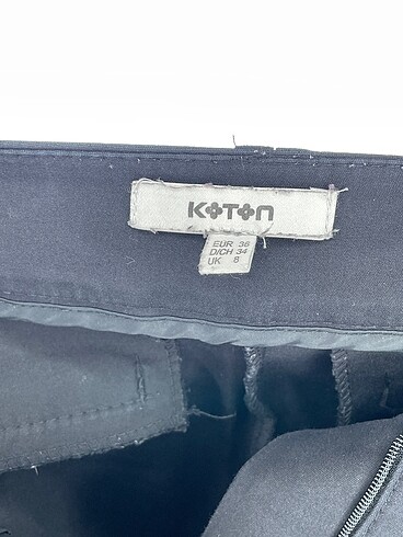 36 Beden siyah Renk Koton Kumaş Pantolon %70 İndirimli.
