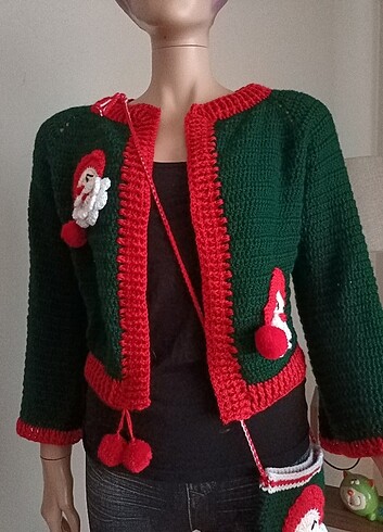 m Beden MİNİ HIRKA VE ÇANTA 34/36/38 bedenlere