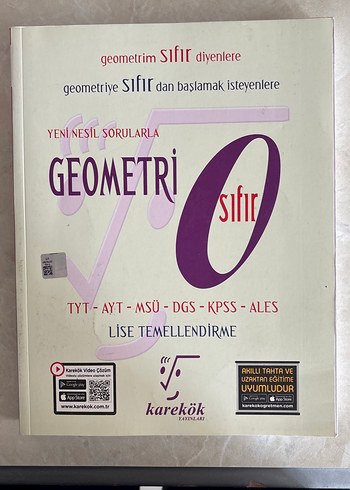 Geometri Sıfır Lise Temellendirme Kitabı