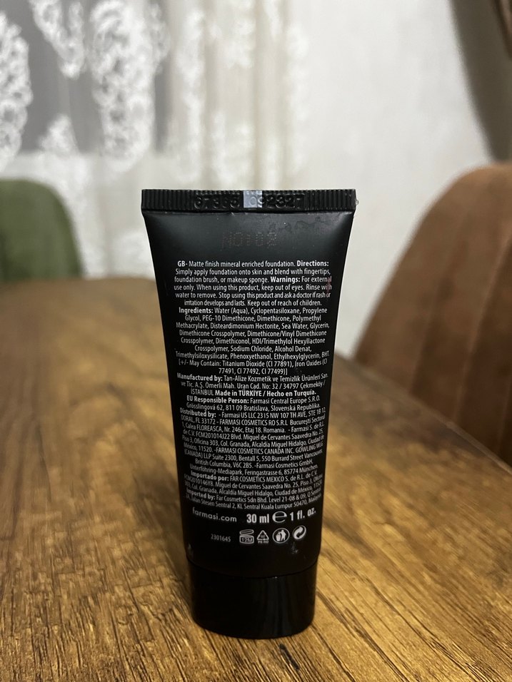 Farmasi Stay Matte Fondöten 30 ml sıfır - Görsel 5