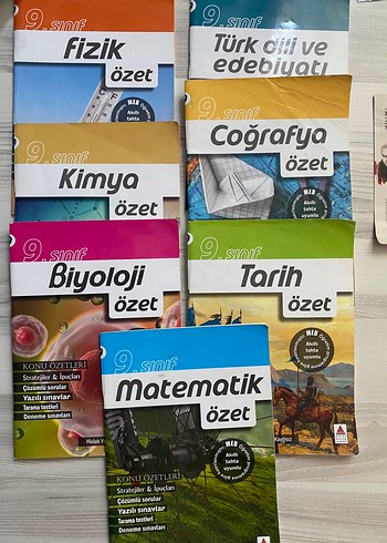 9. Sınıf Konu özet defterleri delta yayıncılık