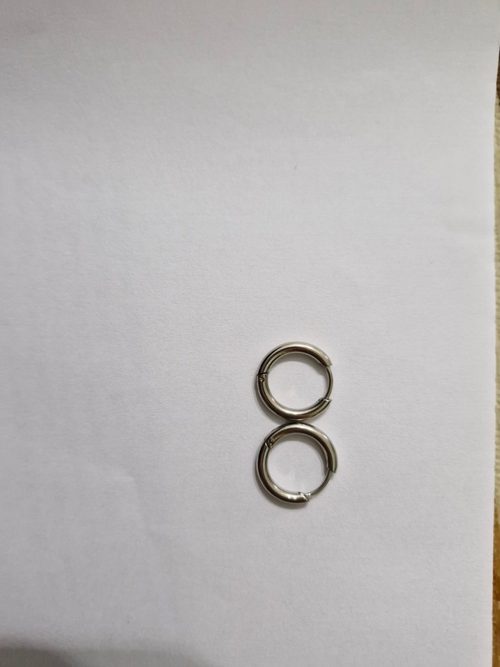 Minimalist Midi Halka Küpe - Görsel 2