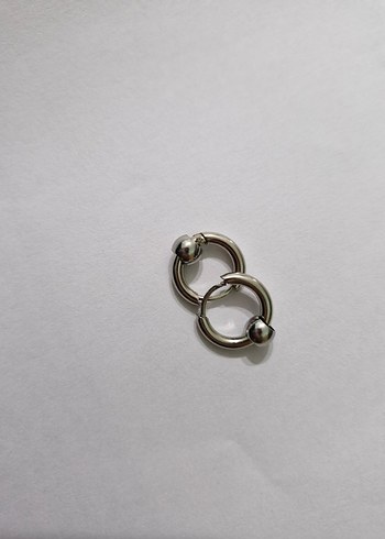 Minimalist Tokalı Midi Küpeler - Görsel 2