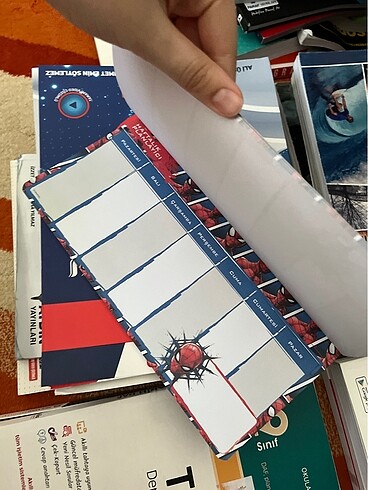 Spider man haftalık planlayıcı